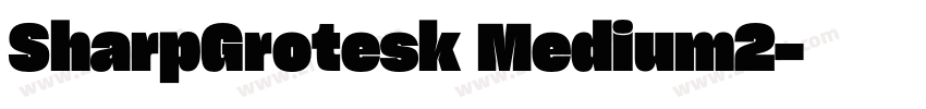 SharpGrotesk Medium2字体转换